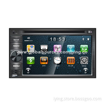 6.2-inch Double DIN Universal Car DVD Player with 3G and External Mic
